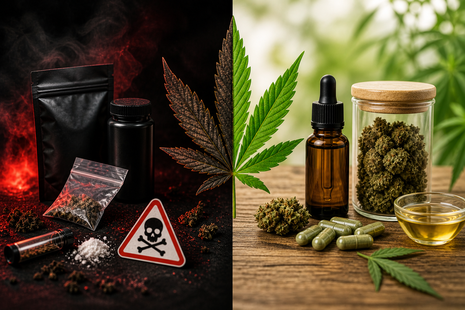 Cannabinoïdes Synthétiques en France : Dangers, Réglementation et Différences avec le CBD (2026)