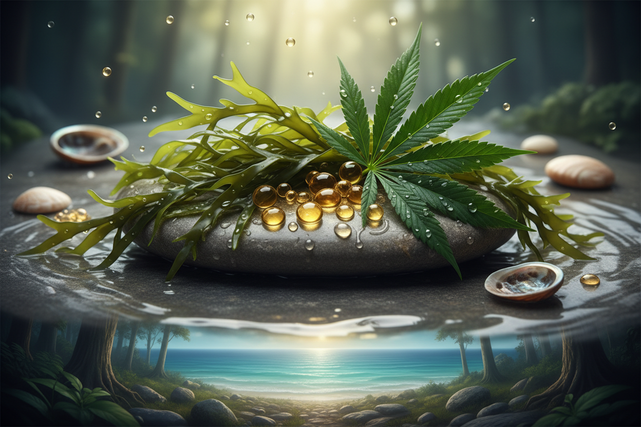 Algues et CBD : composition, réglementation et limites des promesses de synergie