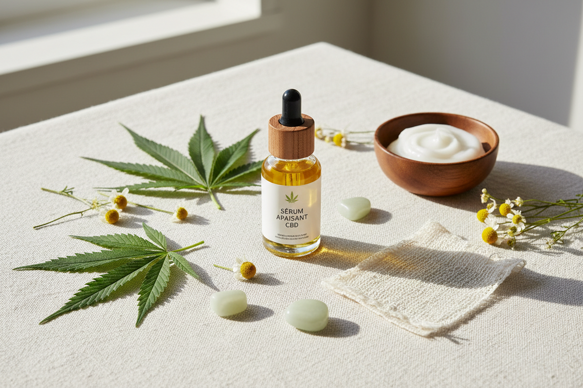 CBD et peau : recherche cosmétique, limites et lecture des formulations