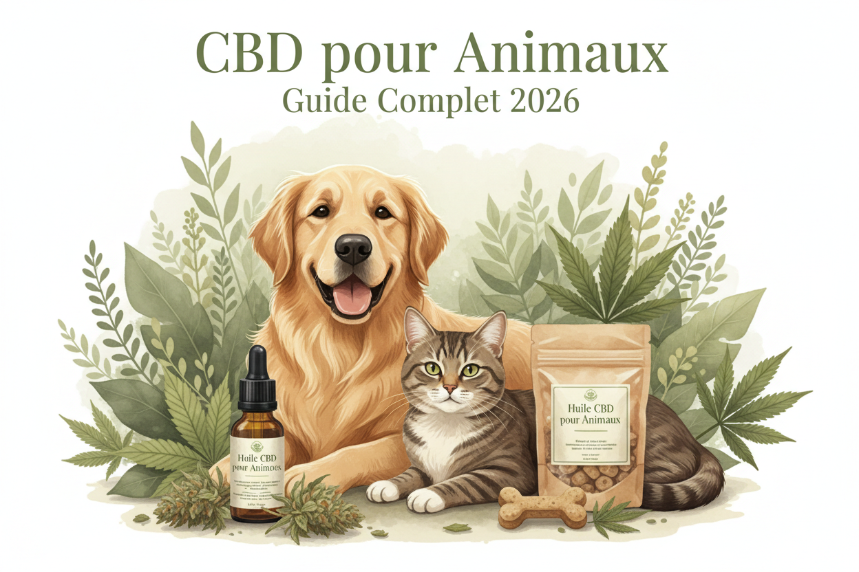 CBD pour Animaux : Guide Complet Chiens et Chats (2026)