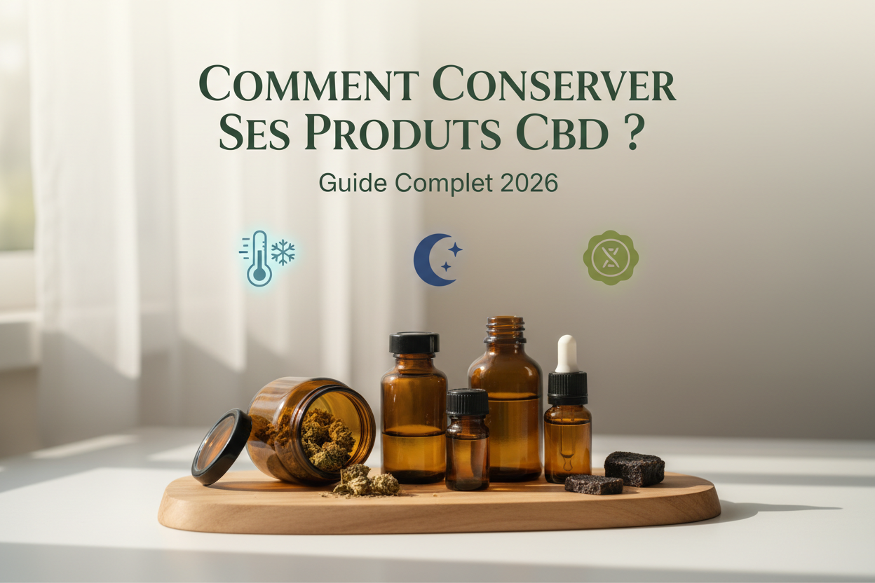 Comment Conserver Ses Produits CBD ? Guide Complet 2026