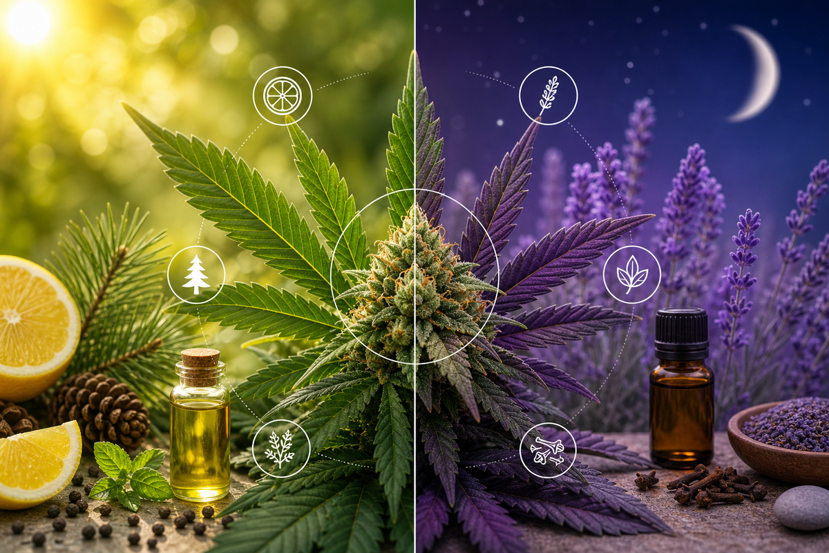 Terpènes, Sativa et Indica : le guide complet 2026 pour choisir sa fleur CBD