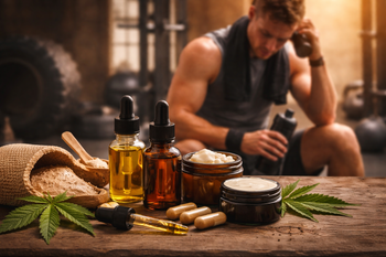 Produits CBD pour sport récupération musculaire et bien être sportif Herbeevor