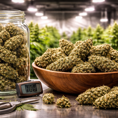 Fleurs CBD indoor haute qualité cultivées en intérieur riches en CBD arômes intenses Herbeevor