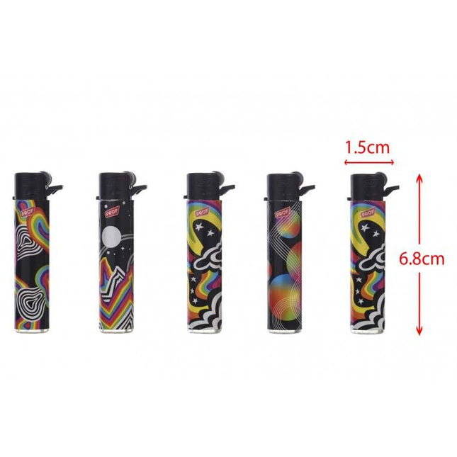 Briquet rond Psychedelic