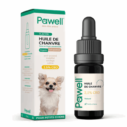 Huile CBD pour Petits Chiens - 50ml - HerBeevor