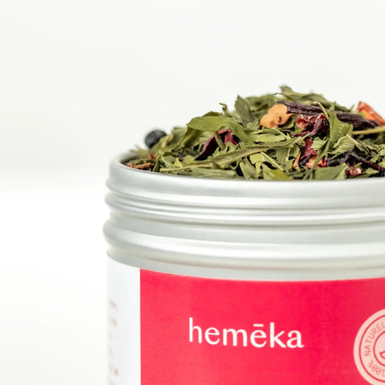 Mélange de plantes de l’infusion fruits rouges Hemeka