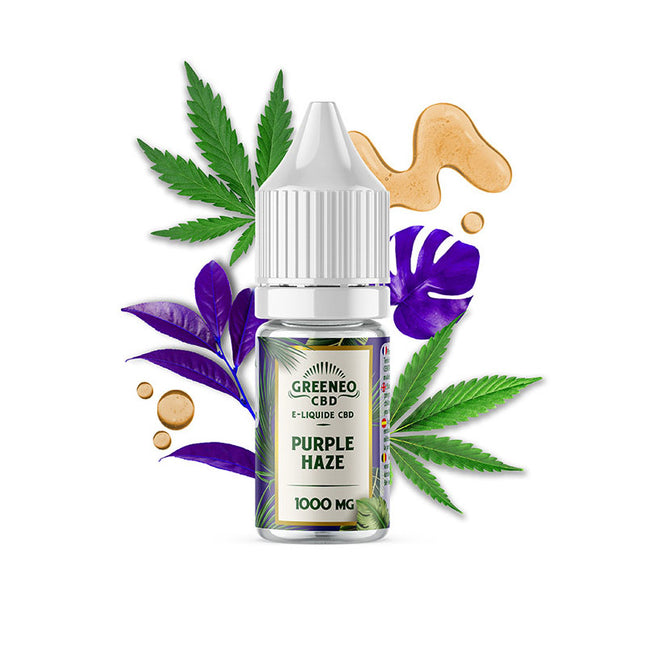 Purple Haze – E-liquide CBD – 10 ml – Greeneo — 100 mg