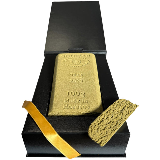 Super Silver Haze x Cannatonic n°0014 GoldBar420, résine CBD – photo 1