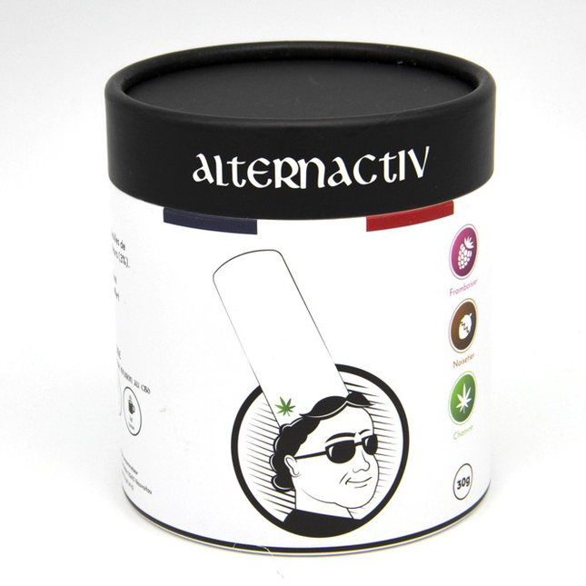 Alternactiv – Infusion naturelle framboisier, noisetier & chanvre (30 g) – Substitut sans nicotine