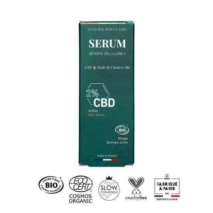 Sérum Détente Cellulaire CBD - Visage - HerBeevor