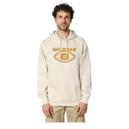 Sweat à capuche Long Night 420 – GoldBar420 – Crème – photo 2
