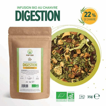 Tisane Digestion Bio - POPCBD - HerBeevor